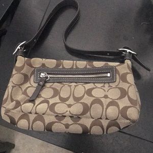 Brown coach bag